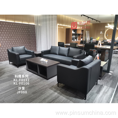 Modern customizable corner combination customized genuine leather sectional sofa l shaped office set 5 seater couch